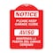 Signmission Please Keep Garage Closed Mantenga La Puerta Del Garaje Cerrado, A-DES-RW-1824-23289 A-DES-RW-1824-23289 - alternate 1